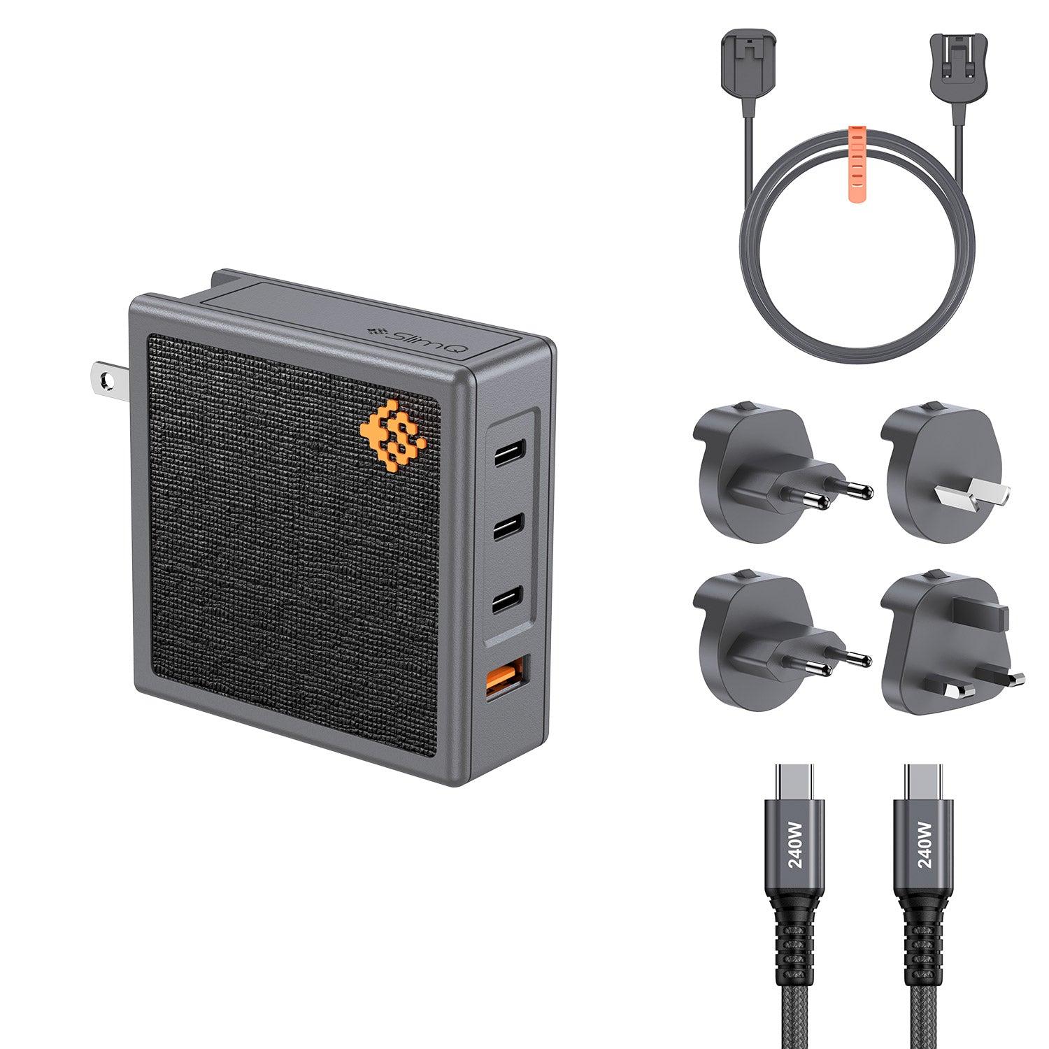 150W 3C1A PD3.1 USB-C Charger - International Version with Travel Adapters