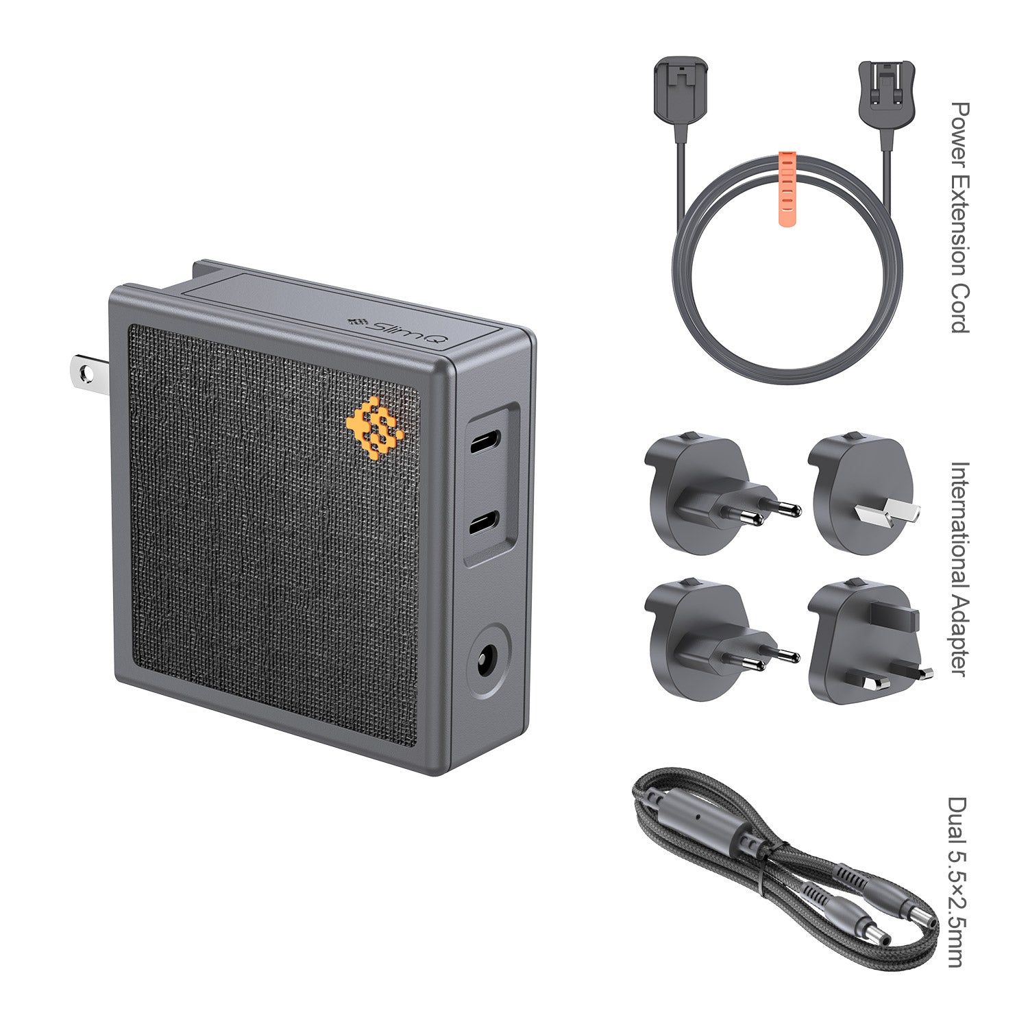 150W DC+USB C GaN Charger